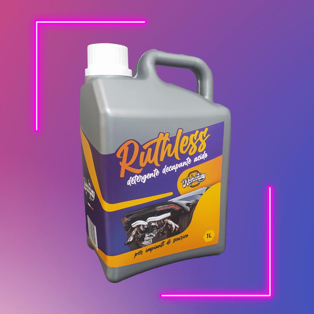 Tanica da 1000ml di detergente professionale per marmitte Ruthless